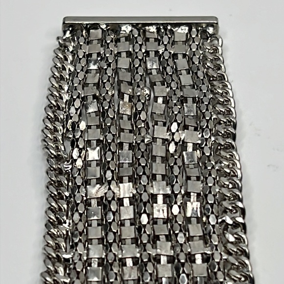 Vintage Clear Rhinestone Bling Bracelet - Picture 10 of 17